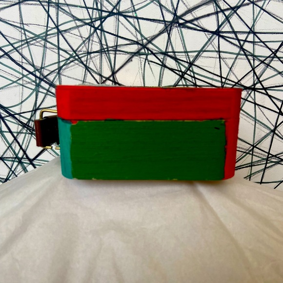 Wooden Hand Painted Storage Box - Picture 4 of 6